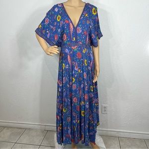 Authentic Rare Spell Lovebird Gown in Blue Size L